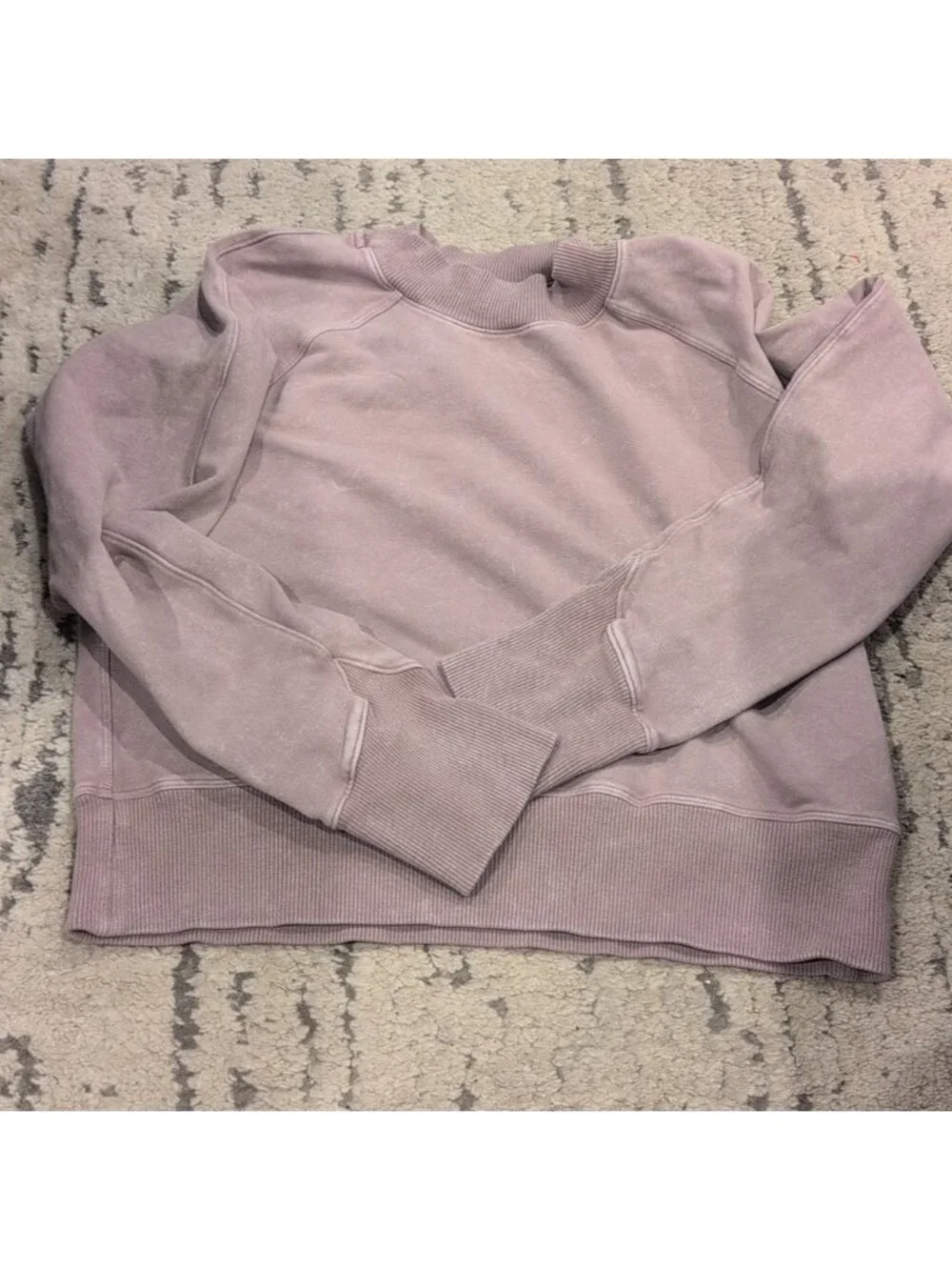Lululemon Ready to Roll Crew Washed Vintage Mauve